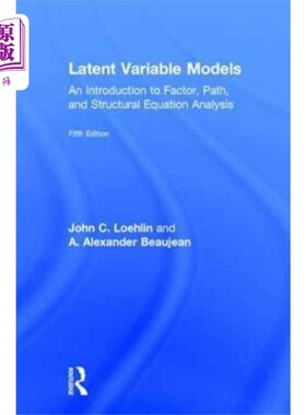 海外直订Latent Variable Models 潜变量模型