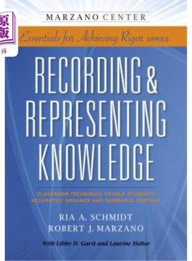 海外直订Recording & Representing Knowledge: Classroom Techniques to Help Students Accura 记录和表示知识：帮助学生准