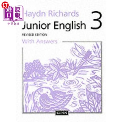 海外直订Haydn Richards : Junior English :Pupil Book 3 Wi... 海顿·理查兹:《初中英语:小学生读物3及答案》-1997年版