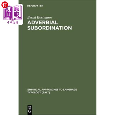 海外直订Adverbial Subordination 状语从属