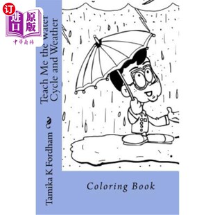 海外直订Teach Me the Water Cycle and Weather: Coloring Book