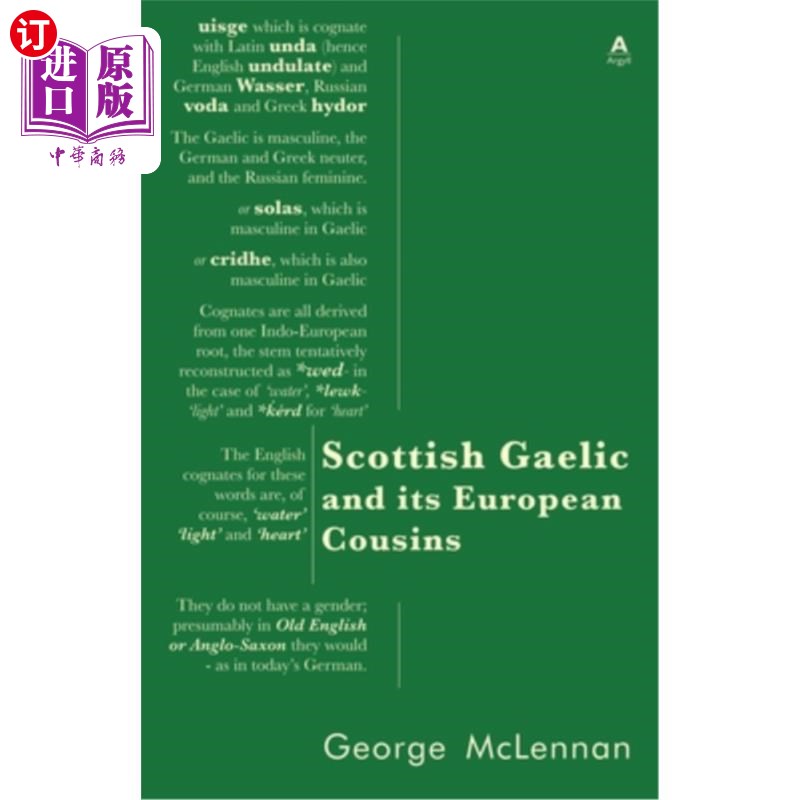海外直订Scottish Gaelic and its European Cousins 苏格兰盖尔语和它的欧洲表亲