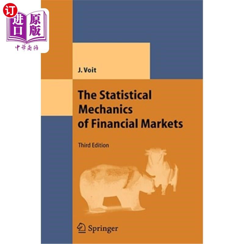 海外直订The Statistical Mechanics of Financial Markets 金融市场的统计机制