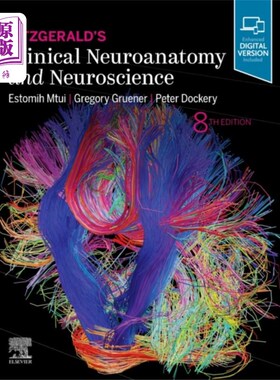 海外直订医药图书Fitzgerald's Clinical Neuroanatomy and Neuroscie... 菲茨杰拉德的《临床神经解剖学和神经科学》