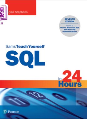 海外直订SQL in 24 Hours, Sams Teach Yourself 24小时SQL，山姆自学