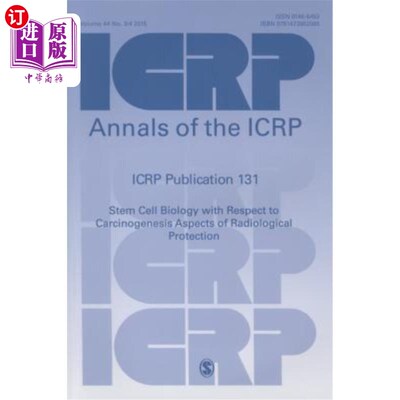 海外直订Icrp Publication 131: Stem Cell Biology with Respect to Carcinogenesis Aspects o Icrp出版物131