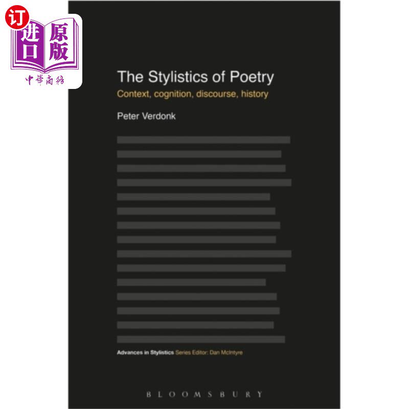 海外直订古英语 Stylistics of Poetry 诗歌文体学