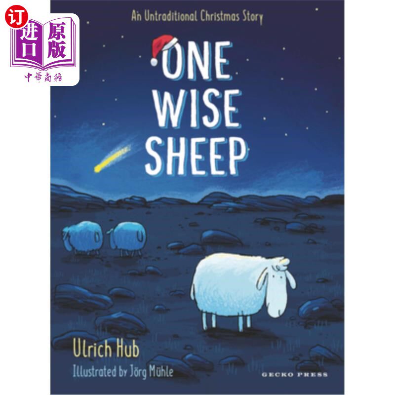 海外直订One Wise Sheep: An Untraditional Christmas Story 一只聪明的羊：一个非传统的圣诞故事