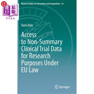 Purposes 为研究目 Data 海外直订Access Trial Under for Summary Non 根据欧盟法律 获取非 Law Clinical Research