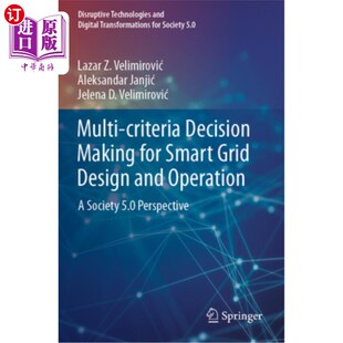 for Design Criteria Making 智能电网 海外直订Multi Society Smart Decision Operation and Grid 基于社会5.0视角