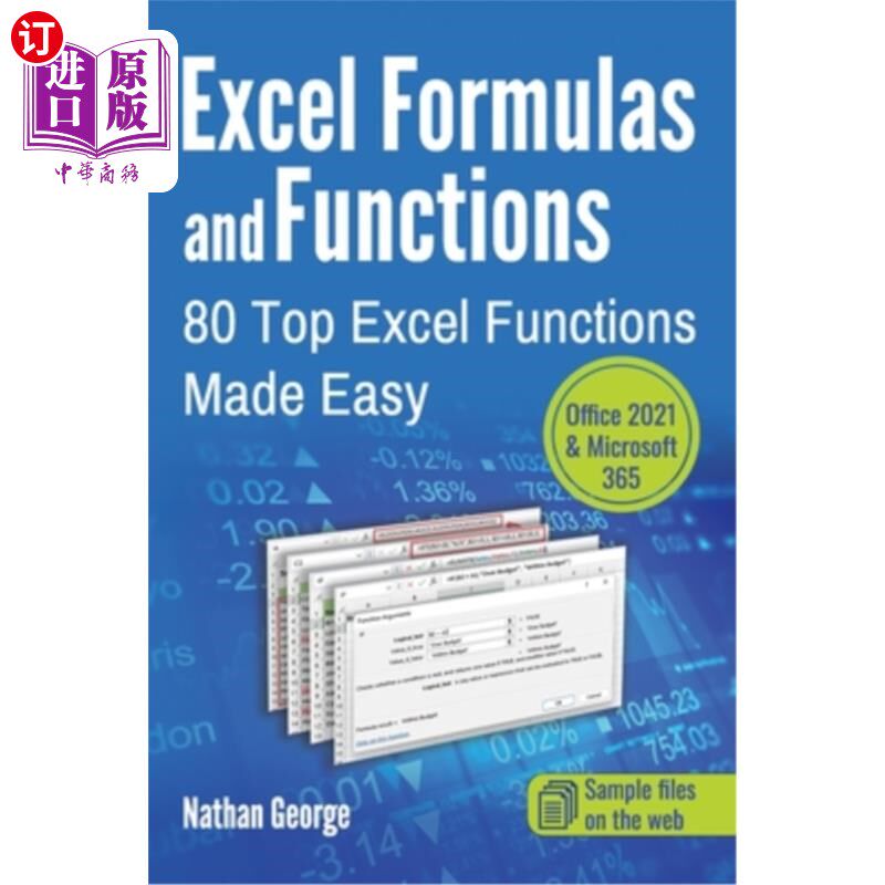 海外直订Excel Formulas and Functions: 80 Top Excel Functions Made Easy Excel公式和函数:80个顶级Excel函数变得简单