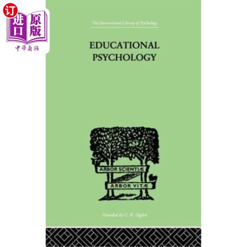 海外直订Educational Psychology: Its Problems and Methods 教育心理学的问题与方法