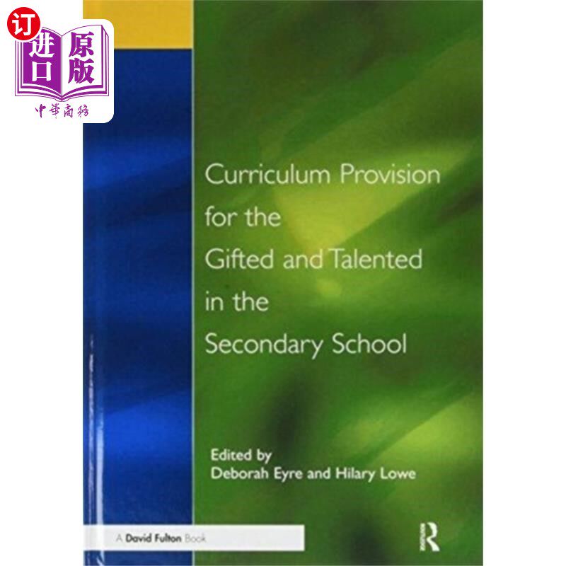 海外直订Curriculum Provision for the Gifted and Talented... 中学天才课程设置