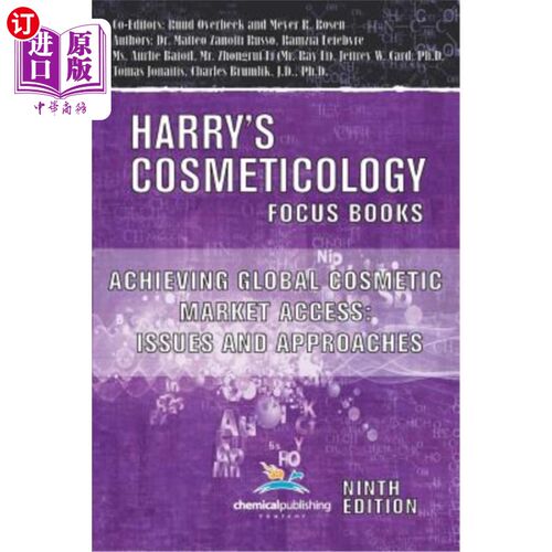 海外直订医药图书Achieving Global Cosmetic Market Access: Issues and Approaches (Harrys Cosmetico