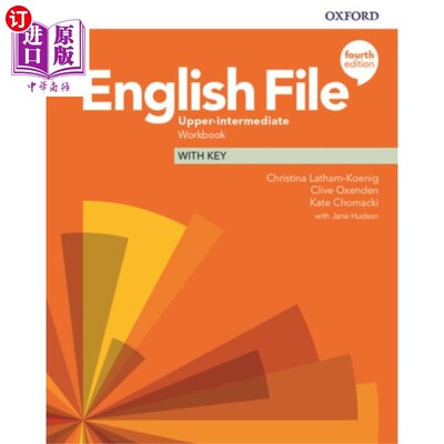 海外直订English File: Upper-Intermediate: Workbook with ... 英文文件:中高:带键的工作簿