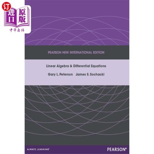 海外直訂Linear and Algebra Pearson Differential New Equations Edition 線性代數與微分方程：皮爾遜新國際版 International