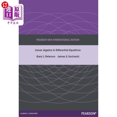 海外直订Linear Algebra and Differential Equations: Pearson New International Edition 线性代数与微分方程：皮尔逊新国际版
