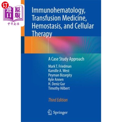 海外直订医药图书Immunohematology, Transfusion Medicine, Hemostas... 免疫血液学，输血医学，止血和细胞治疗