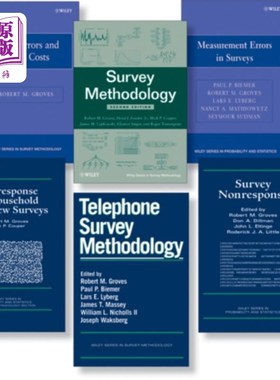 海外直订Collected Works of Robert M. Groves 罗伯特·m·格罗夫斯作品集