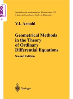 海外直订Geometrical Methods in the Theory of Ordinary Differential Equations 常微分方程理论中的几何方法