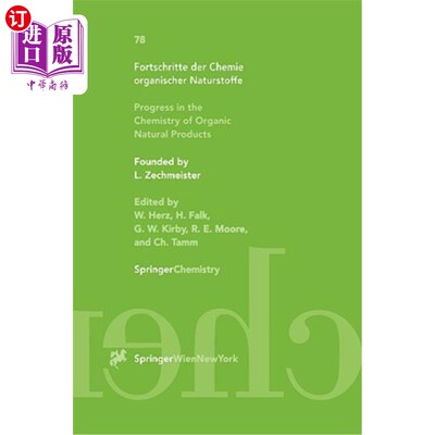 海外直订医药图书Fortschritte Der Chemie Organischer Naturstoffe / Progress in the Chemistry of O Fortsc