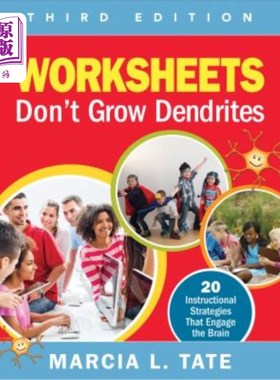 海外直订Worksheets Don′t Grow Dendrites: 20 Instructional Strategies That Engage t 工作表DonR