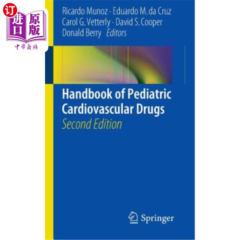 海外直订医药图书Handbook of Pediatric Cardiovascular Drugs 儿科心血管药物手册
