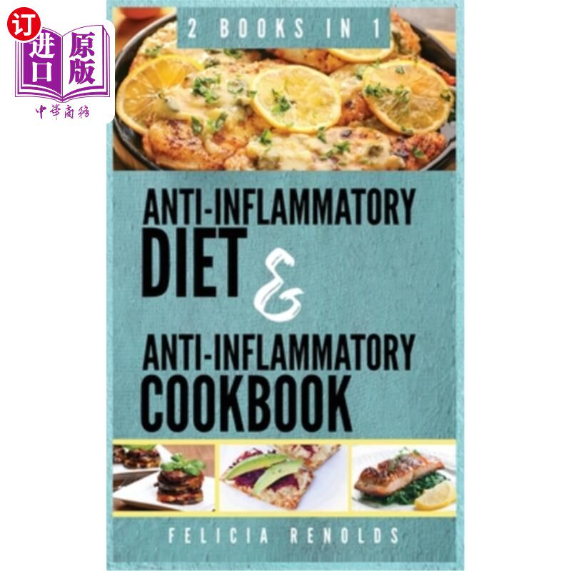 海外直订医药图书Anti-Inflammatory Complete Diet AND Anti-Inflammatory Complete Cookbook: 2 Books 消炎全食疗消炎全食