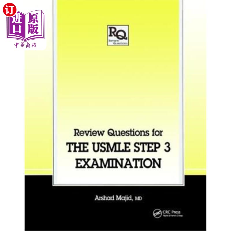 海外直订Review Questions for the Usmle, Step 3 Examination复习Usmle第3步考试的问题