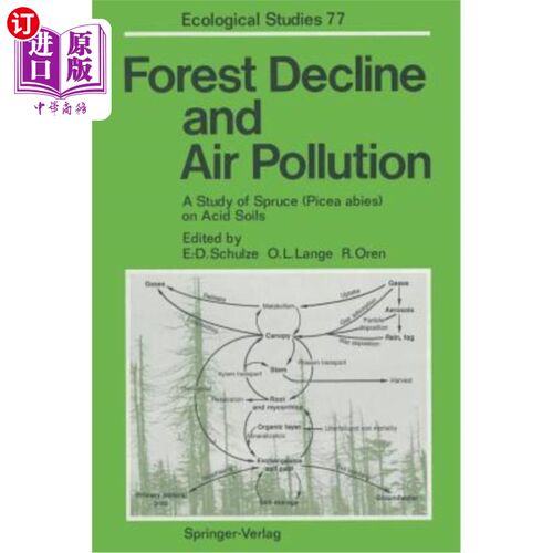 海外直订Forest Decline and Air Pollution: A Study of Spruce (Picea Abies) on Acid Soils 森林衰退与空气污染：酸性土