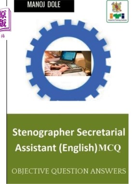 海外直订Stenographer Secretarial Assistant (English) MCQ 速记员秘书助理(英文)MCQ