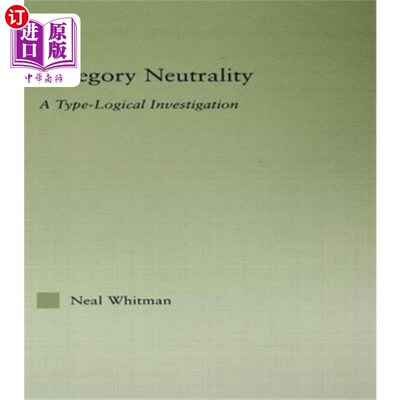 海外直订Category Neutrality 一类中立