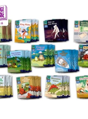 海外直订Read Write Inc. Phonics Book Bag Books: Grey Set 7 Pack of 130 读写公司语音书包书：灰色集7故事书130包
