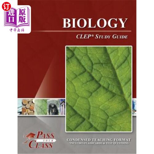 海外直订Biology CLEP Test Study Guide 生物CLEP考试学习指南