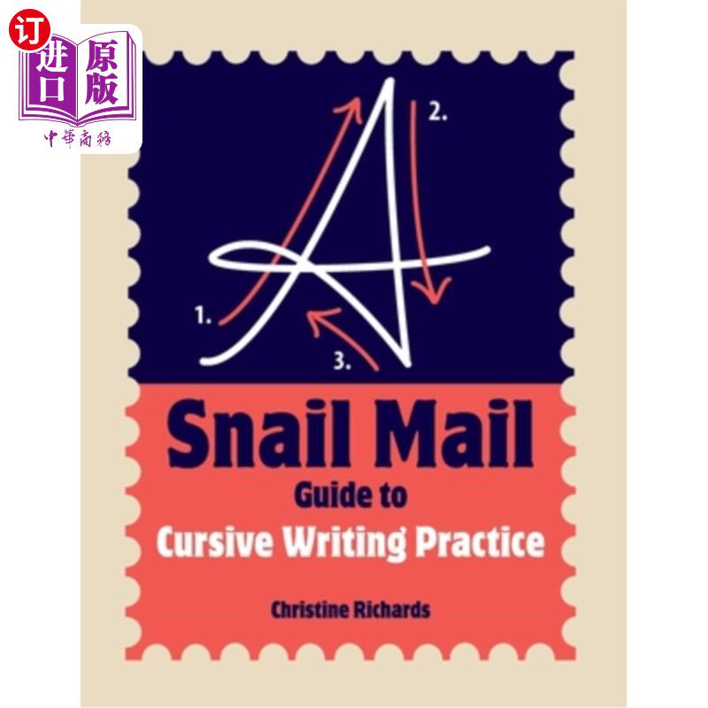 海外直订A Snail Mail Guide to Cursive Writing Practice 草书练习指南