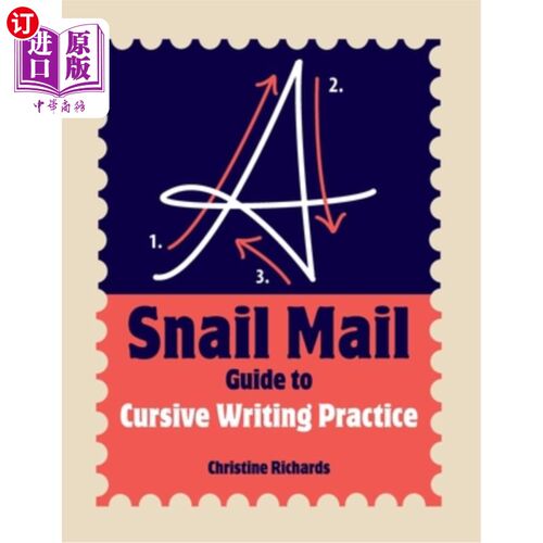 海外直订A Snail Mail Guide to Cursive Writing Practice 草书练习指南