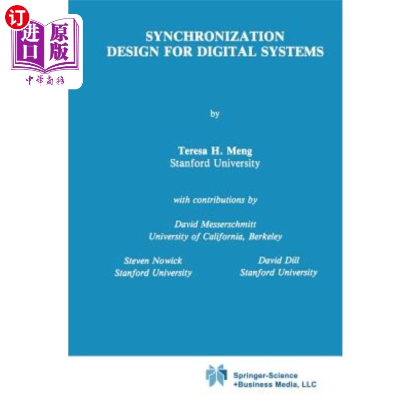 海外直订Synchronization Design for Digital Systems 数字系统的同步设计