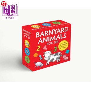 海外直订The Barnyard Animals Box Set: My First Board Book Library 谷仓院子里的动物套装:我的第一个纸板书库