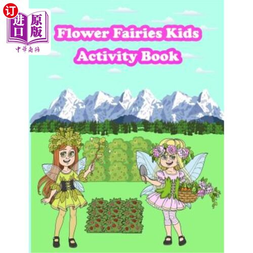 海外直订Flower Fairies Kids Activity Book: Fun Activity for Kids in Flower Fairies theme 花仙子儿童活动书：花仙子儿