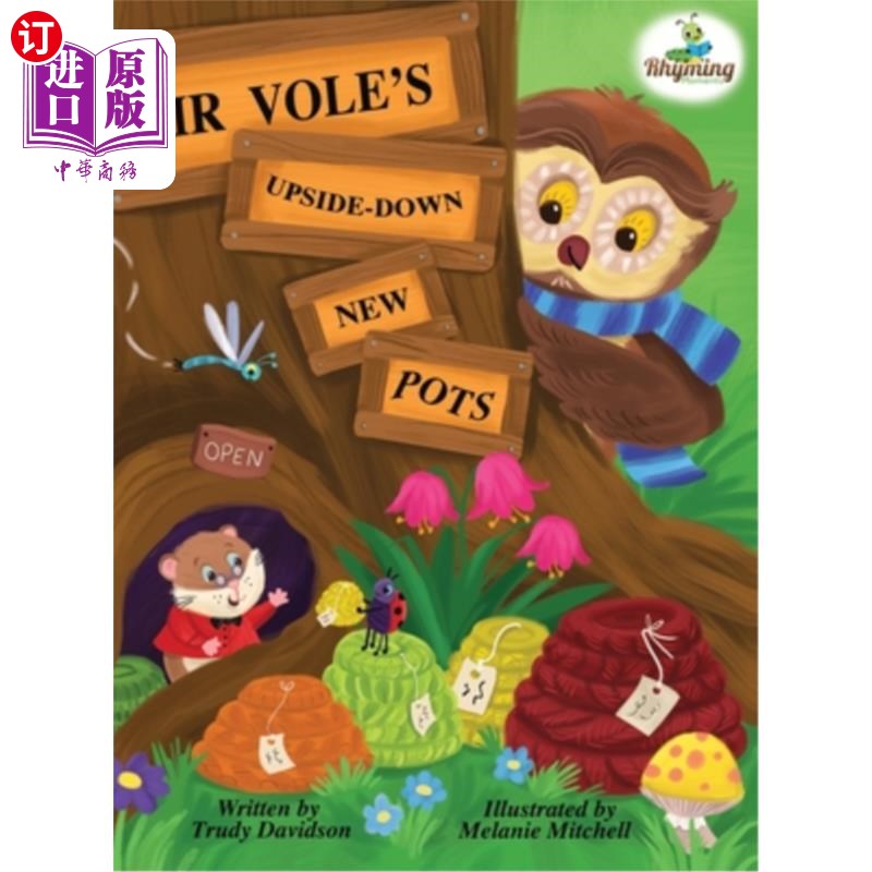 海外直订Mr Vole's Upside Down New Pots 沃尔先生的颠倒的新锅
