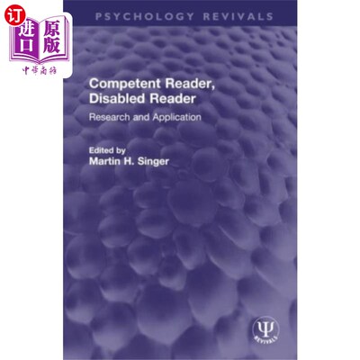 海外直订Competent Reader, Disabled Reader 合格读者，残疾读者