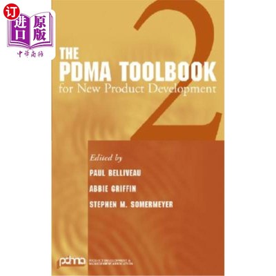 海外直订The PDMA Toolbook 2 for New Product Development 新产品开发的PDMA工具手册2