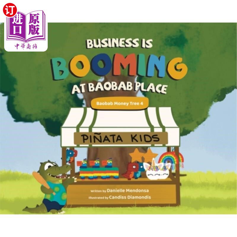 海外直订Business is Booming at Baobab Place 猴面包树店生意兴隆
