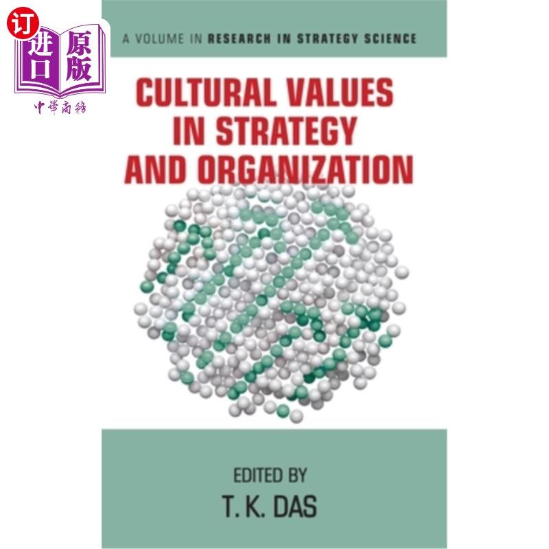 海外直订Cultural Values in Strategy and Organization 战略与组织中的文化价值