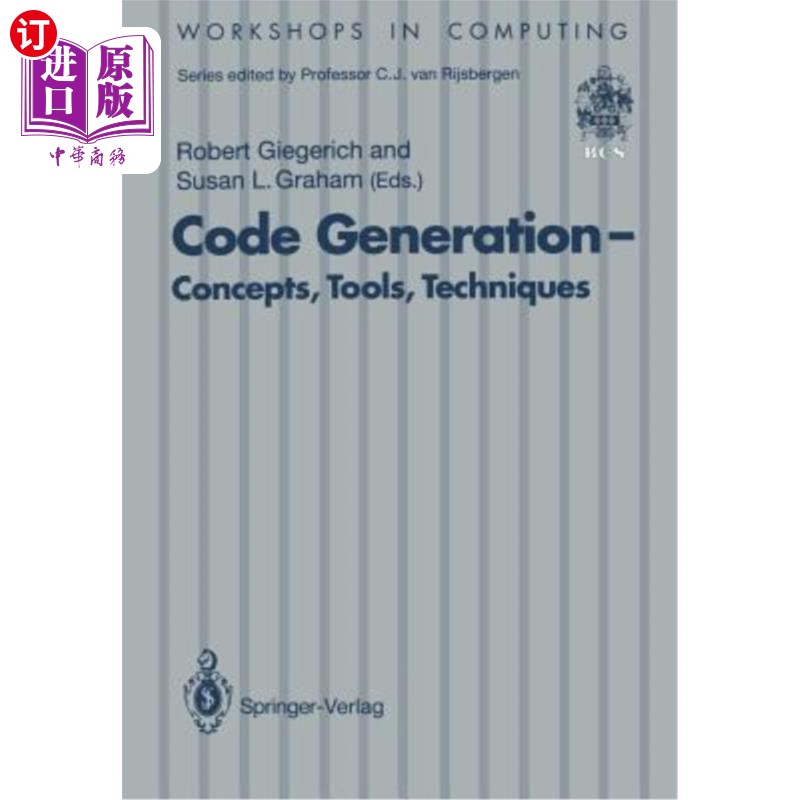 海外直订Code Generation -- Concepts, Tools, Techniques: Proceedings of the International 代码生成——概念、工具、技