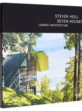 现货 Steven Holl : Seven Houses 进口艺术 建筑大师史蒂文·霍尔设计的七所房子 Rizzoli【中商原版】
