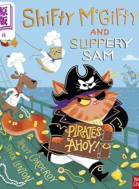 Shifty McGifty and Slippery Sam: Pirates Ahoy! 强强和盗盗10 英文原版 儿童绘本 动物故事 Tracey Corderoy 3-6岁【中商?