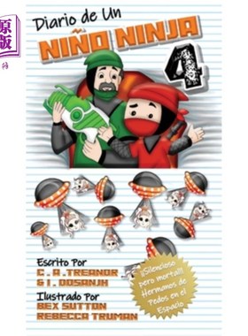 海外直订Diario De Un Ni?o Ninja 4: ??Silencioso pero mortal!! Hermanos de Pedos en el Es 一个孩子的日记?忍者4:??沉