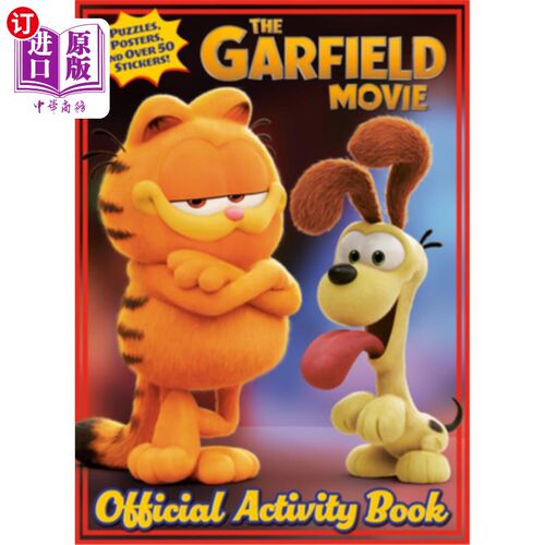 海外直订The Garfield Movie: Official Activity Book 加菲猫电影：官方活动手册
