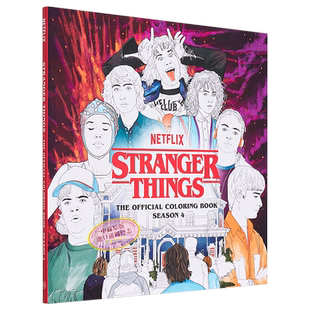 怪奇物语官方涂色书第4季 英文原版 Stranger Things Official Coloring Book S4 怪奇物语周边 可搭怪奇物语立体书怪奇物语?
